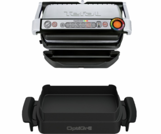 Tefal Optigrill + Snacking & Baking GC714D, kontaktní gril