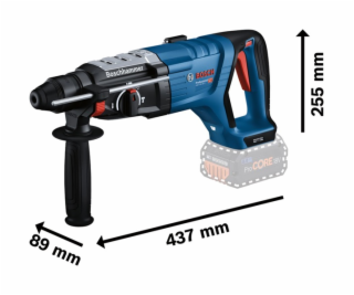 Bosch akumulátorová příklepová vrtačka GBH 18V-28D Profes...