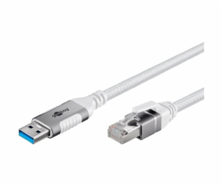 goobay Ethernetový kabel USB-A 3.2 Gen1 samec > RJ-45 sam...