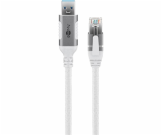 goobay Ethernetový kabel USB-A 3.2 Gen1 samec > RJ-45 sam...