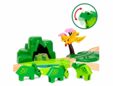 BRIO World Dinosaur Deluxe Set, dráha