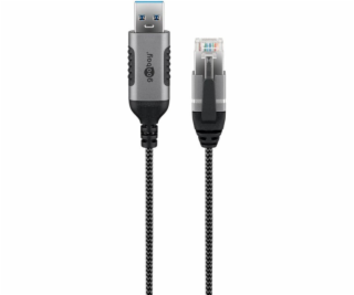 goobay Ethernetový adaptérový kabel USB-A 3.2 Gen1 > RJ-4...