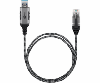 goobay Ethernetový adaptérový kabel USB-A 3.2 Gen1 > RJ-4...