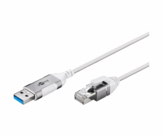 goobay Ethernetový adaptérový kabel USB-A 3.2 Gen1 > RJ-4...