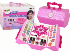 LeanToys Pink Eyeshadow Makeup Bag Set.