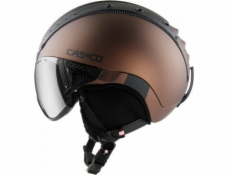 Lyžařská helma Casco CASCO SP-2 Visor Carbonic brown M