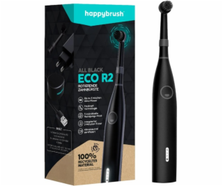 happybrush ECO R2 Allblack + 3 náplně, elektrický zubní k...