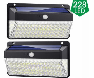 Nástěnné svítidlo Viking solární LED světlo M228 s hybový...