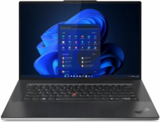 Lenovo ThinkPad Z16 AMD Ryzen™ 7 PRO 7840HS Laptop 40,6 cm (16 ) Dotyková obrazovka WQUXGA 32 GB LPDDR5x-SDRAM 1 TB SSD AMD Radeon RX 6550M Wi-Fi 6E (802.11ax) Windows 11 Pro Šedá