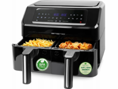 Fritéza Emerio bez tuku Emerio Heißluftfritteuse, Smart Fryer, 3,6+3,6L, Cool touch