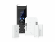 Ubiquiti UniFi Access Gate Access Starter Kit - Sada, 1x interkom, 1x rozbočovač, 1x PoE++ adaptér, 2x PoE extender