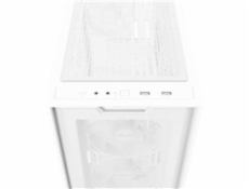 ASUS case A21 PLUS, Mini Tower, průhledná bočnice, 4x 120mm ARGB Fan, bílá