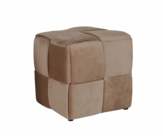 Pouf Domoletti HS-NP04-1, hnědý, 45 cm x 45 cm x 45 cm