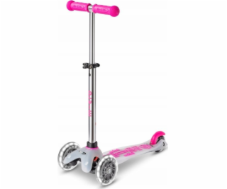 Micro Scooter Mini Deluxe Flux LED Neon Pink