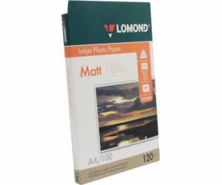 LOMOND Fotopapier, matný, 120 g/m2, A4, 100 hárkov