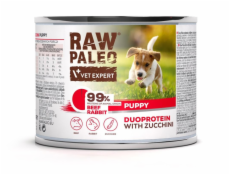 RAW PALEO Duoprotein Beef & Rabbit Puppy - vlhké krmivo pro psy - 200g