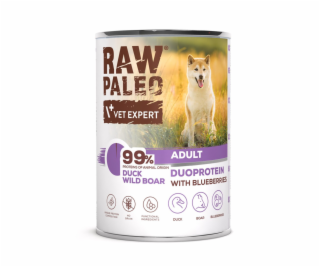 RAW PALEO Duoprotein Duck & Boar Adult - vlhké krmivo pro...