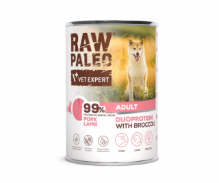 RAW PALEO Duoprotein Pork & Lamb Adult - vlhké krmivo pro...