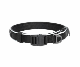 Reflective collar Dogness size L (Black)