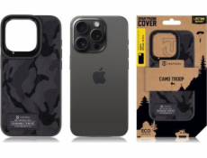 Tactical  Camo Troop Cover pro Apple iPhone 15 Pro standard Black