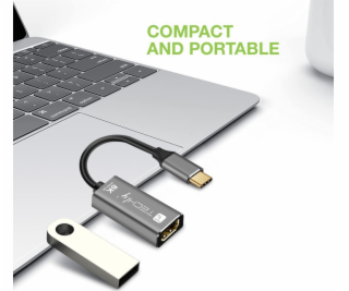 Techly USB adaptér Techly USB-C auf HDMI 2.1 Adaptér 0,15 m