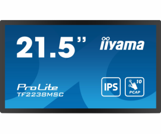 22  iiyama TF2238MSC-B1: PCAP,IPS,FHD,HDMI,DP