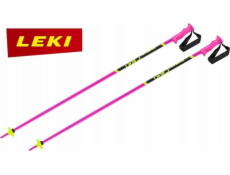 Leki  STICKS RACING KIDS růžová/žlutá 100