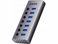 UNITEK HUB USB-A 7-IN-1 WITH SWITCHES