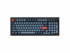 Bezdrátová mechanická klávesnice Keychron V5 Max QMK/VIA RGB Knob Red Switch (černá)