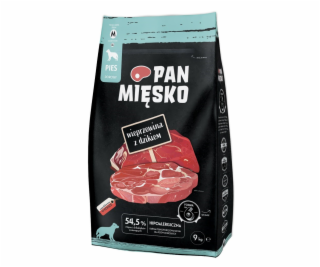 PAN MIĘSKO Pork with wild boar M - suché krmivo pro psy -...