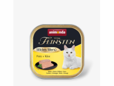 ANIMONDA Vom Feinsten Adult Mildes Menu Turkey with cheese - mokré krmivo pro kočky - 100g