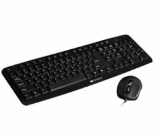 CANYON Multimedia wired keyboard, 105 keys, slim and brus...