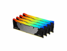 KINGSTON FURY Renegade RGB 64GB DDR4 3200MT/s / CL16 / DIMM / Black / Kit 4x 16GB