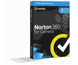 NORTON 360 FOR GAMERS 50GB CZ 1 uzivatel pro 3 zarizeni  ...