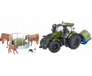 TOMY Britains Metalic Green Valtra set 43323