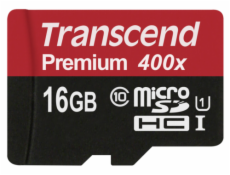 Transcend microSDHC         16GB Class 10 UHS-I 400X