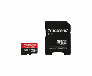 Transcend microSDHC 16GB UHS-I TS16GUSDU1