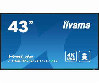 43  iiyama LH4365UHSB-B1:IPS,4K UHD,Android, 24/7