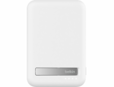 Belkin BOOST CHARGE™ Qi2 Magnetická Bezdrátová PowerBanka se stojánkem, 8000mAh, 15W, bílá