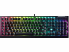 Mechanická herní klávesnice Razer BlackWidow V4 X Žlutý přepínač Ruské rozvržení Kabelová černá Razer