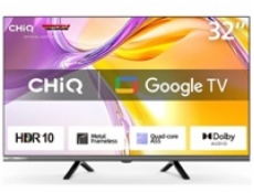 CHiQ L32M9E TV 32 , HD, smart, Google TV, Dolby Audio, dbx-tv, HDR 10