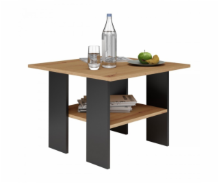 MODERNA Table 60x60x45 cm Artisan Oak/Black