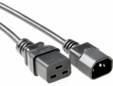 MicroConnect napájecí kabel C19-C14 1m černý