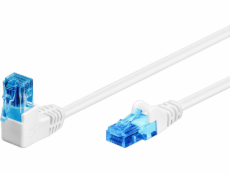 Goobay Goobay Patchcord U/UTP Cat. 6a příspěvky / Angular 90 White 3M