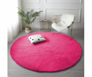 Strado Kulatý koberec Rabbit Strado 120x120 HotPink (růžový)