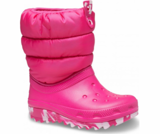 Crocs Crocs Classic Neo Puff Boot Dětské 207684-6X0 Růžov...