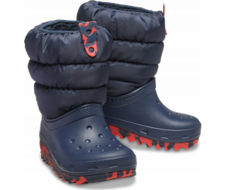 Crocs Crocs Classic Neo Puff Boot Kids 207684-410 Námorní...