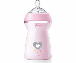 Chicco Chicco_naturalfeeling plastová fľaša 330 ml s sili...