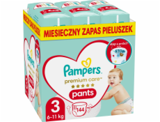 Pampers plenky Pangs Pans Premium Care 3, 6-11 kg, 144 ks.