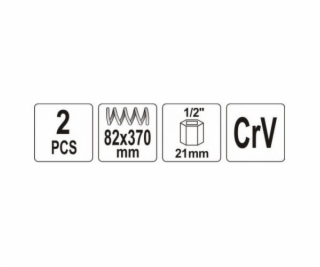 Stahovák pružin tlumičů automobilů 370mm, YATO